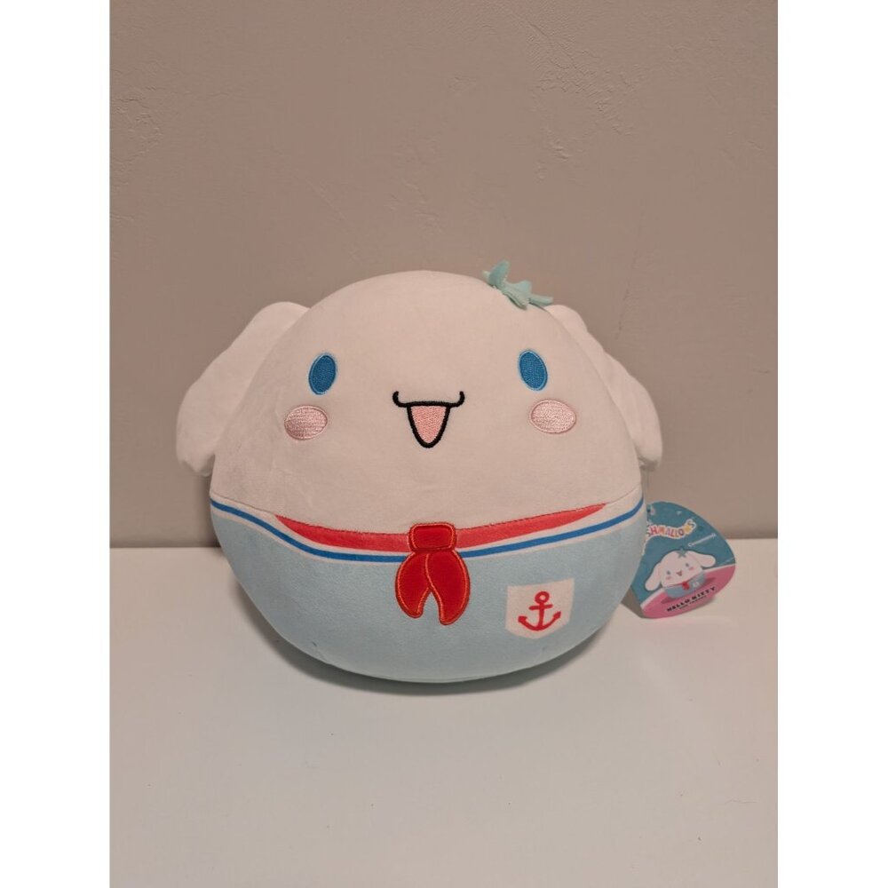 Cinnamoroll Squishmallows Plush Toy Hello Kitty & Friends White & Light Blue